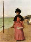 An Elegant Lady On The Beach, 1885
Art Reproductions