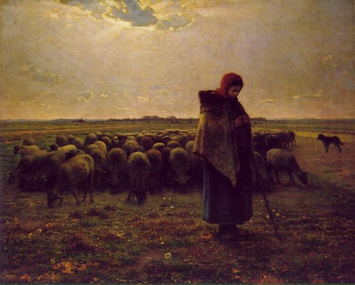 Shepherdess with her flock, 1864

Painting Reproductions